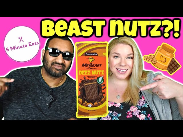 Feastables Mr Beast Bar Deez Nutz Review