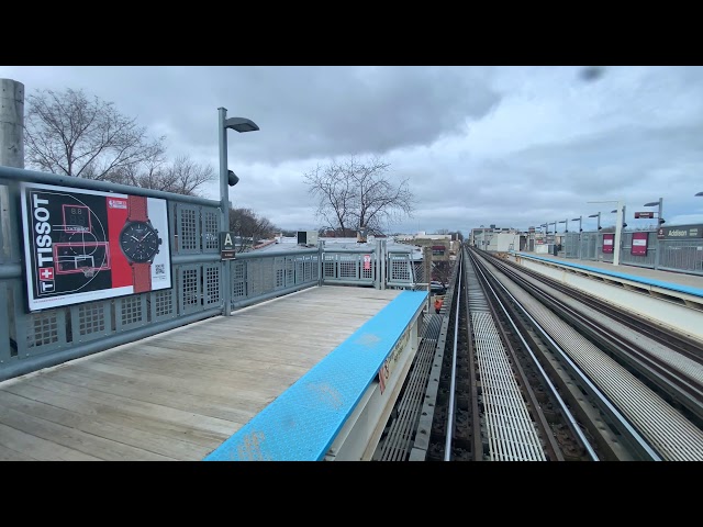 Chicago Subway Train Riding Tour - CTA Brown Line from Kimball Station to Downtown Loop