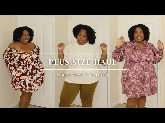 Plus Size Try-on Haul: Eloquii Walmart Fall Collection