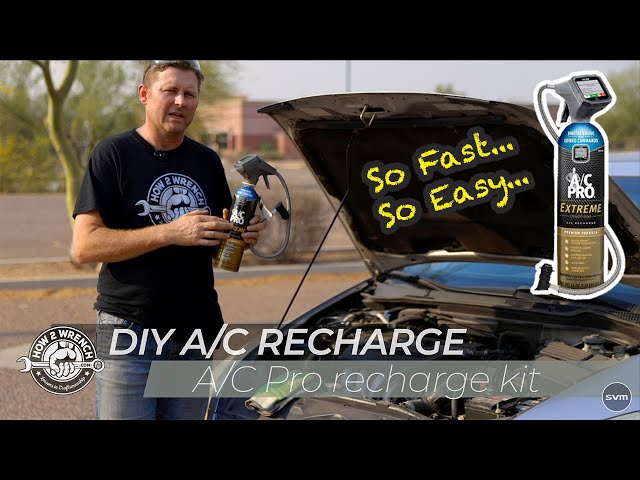 DIY AC Recharge with A/C Pro Extreme Recharge Kit with Digital Gauge! Fix your AC and SAVE money!