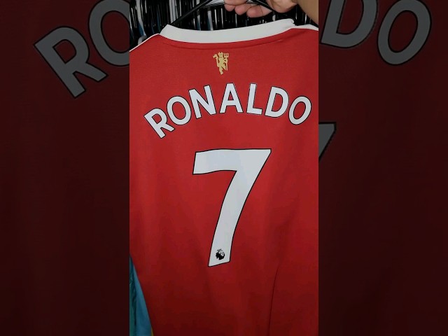 Manchester United 21/22 Cristiano Ronaldo Home Shirt #soccer #football #ronaldo
