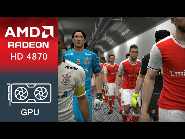 Pro Evolution Soccer 2018 Gameplay AMD Radeon HD 4870