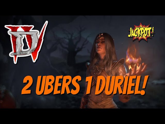 Diablo IV - Double Uber Drop From 1 Duriel!