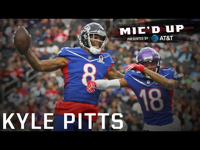 Atlanta Falcons rookie tight end Kyle Pitts MIC'D UP in Vegas | 2022 NFL Pro Bowl
