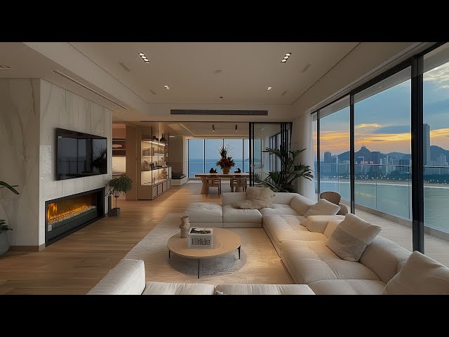 Quiet Jazz Music - Perfect Resort Living Room With Relaxing Jazz Music 🌆