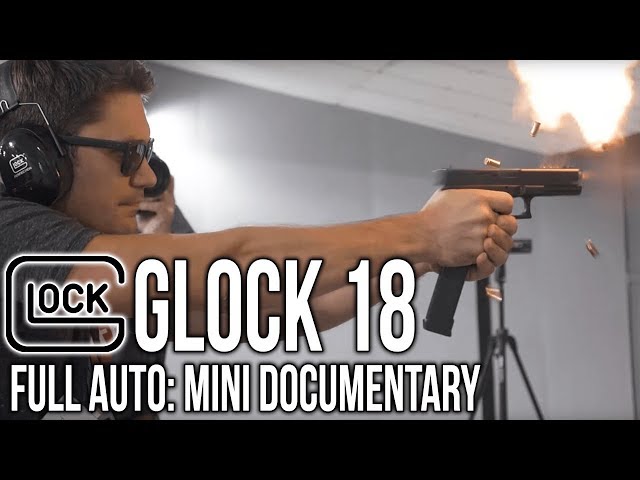 The Full Auto Glock 18C Machine Pistol