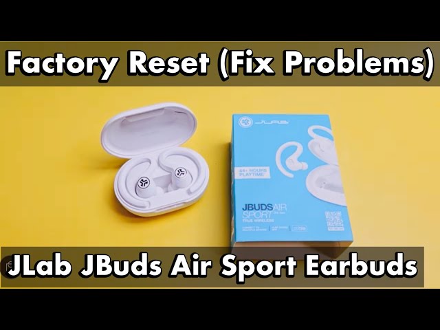 JLab JBuds Air Earbuds: How to Factory Reset (Fix Problems Connecting, One Side Not Working, etc).