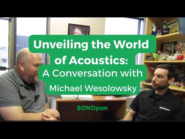 Unveiling the World of Acoustics: A Conversation with Michael Wesolowsky of Thornton Tomasetti.