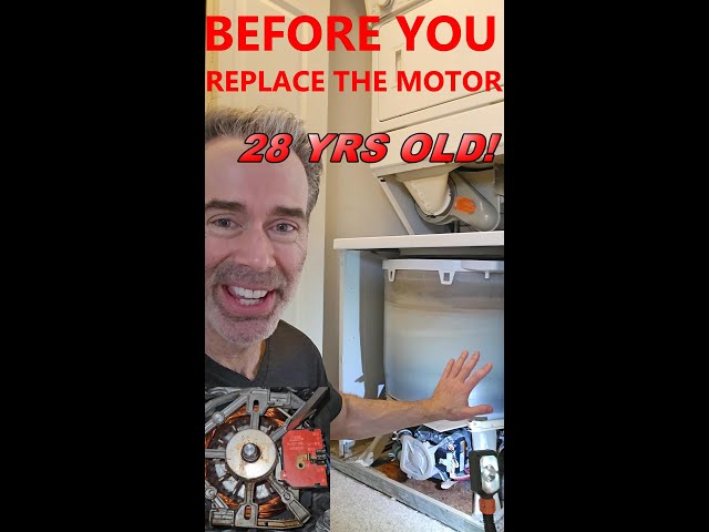 Try These Steps First - Humming Washer Motor Replace