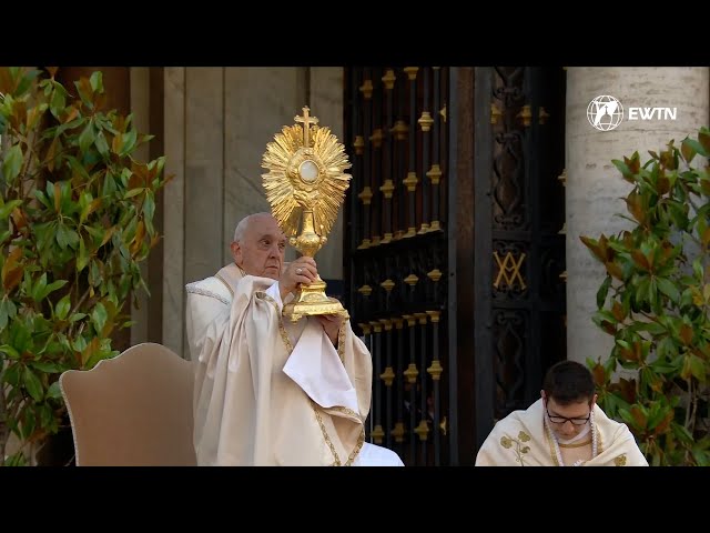 HIGHLIGHTS | Pope Francis joins in Corpus Christi 2024 celebration in Rome for first time in years