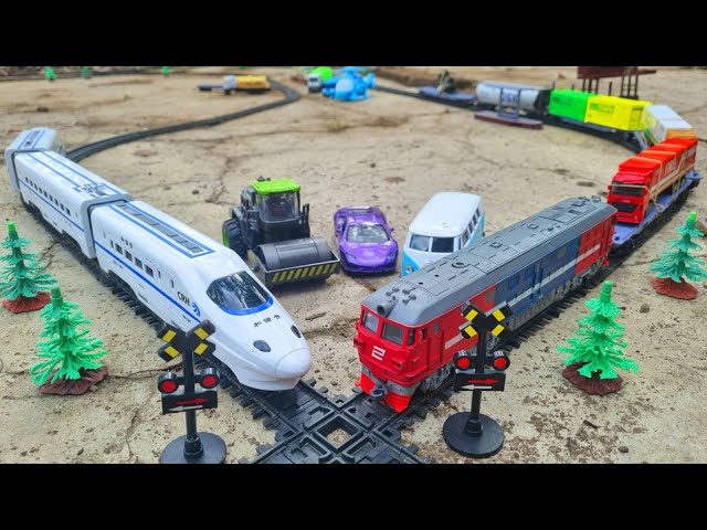 Mencari Dan Merakit Mainan Kereta Api Diesel Gerbong Panjang, Kereta Api Uap, Kereta Api Klasik