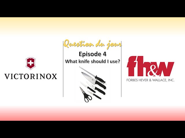 What knife should I use? - Question du jour: Episode 4 (Victorinox)