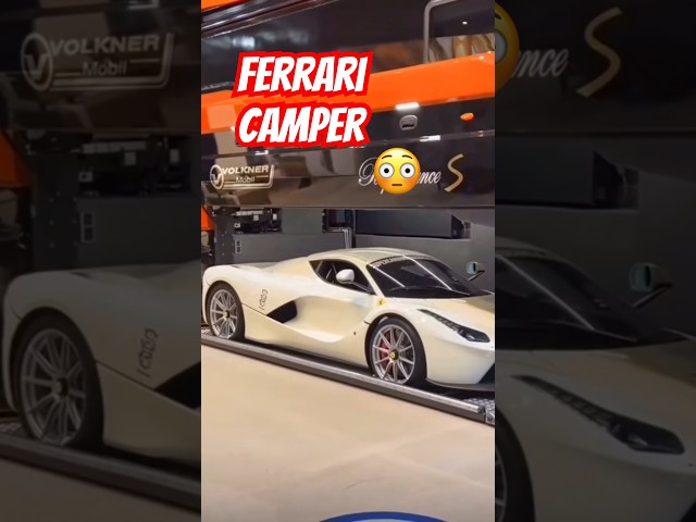 Mega Camper with Ferrari on board 👍 Volkner Mobil