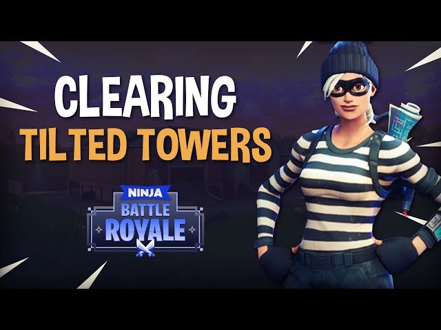 Clearing Tilted Towers! Fortnite Battle Royale Gameplay - Ninja