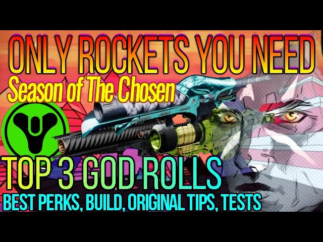 Best Legendary Rocket Launchers, Code Duello Build, Perks, Guides - Season Of The Chosen Destiny 2