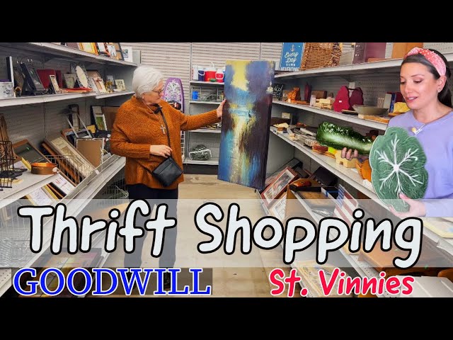 Goodwill Haul | Thrift Shopping | St. Vinnies Thrift Vlog | Home Decor #youtube