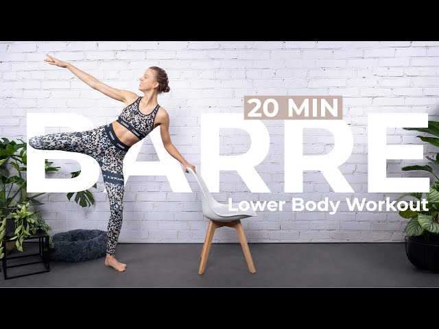 20 Min Barre Workout for your Booty & Legs - Feel the Burn!