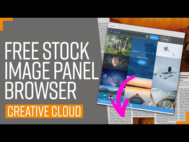 Free Stock Image Panel Browser | Creative Cloud