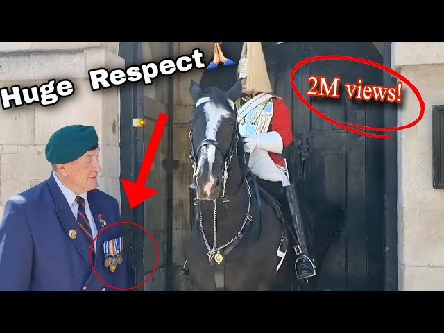 Humble and Respectful Royal Marine Officer Makes a Surprise Visit