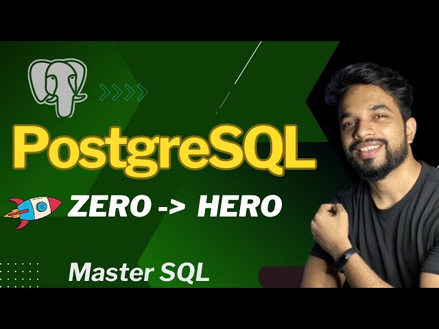 Master POSTGRESQL in ONE VIDEO: Beginner to Advanced Course For Beginners in Hindi | MPrashant