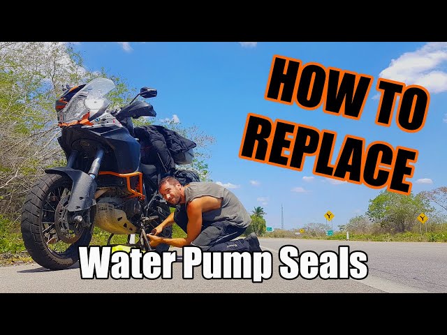 How to replace KTM 1190/1090/1290 Adventure water pump seals