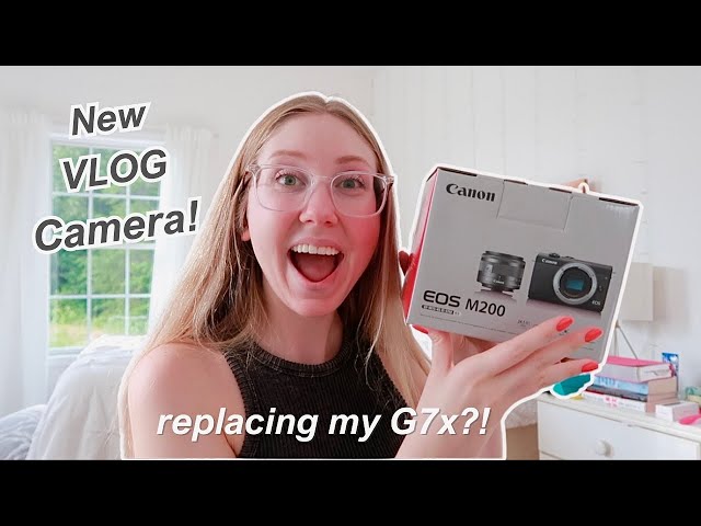 Unboxing my new VLOG camera! Canon M200 | Replacing my Canon G7X?? | + my canon M200 vlog settings