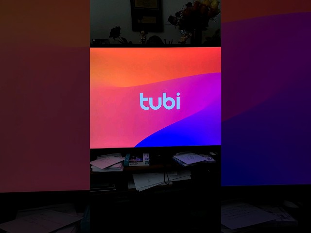 Tubi TV app logo on Hisense roku TV #tubitv