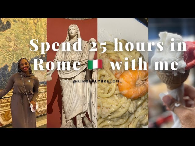 LIFE OF A FLIGHT ATTENDANT| 25 hours in ROME| Delicious food| Vatican museums| stranded 😩|
