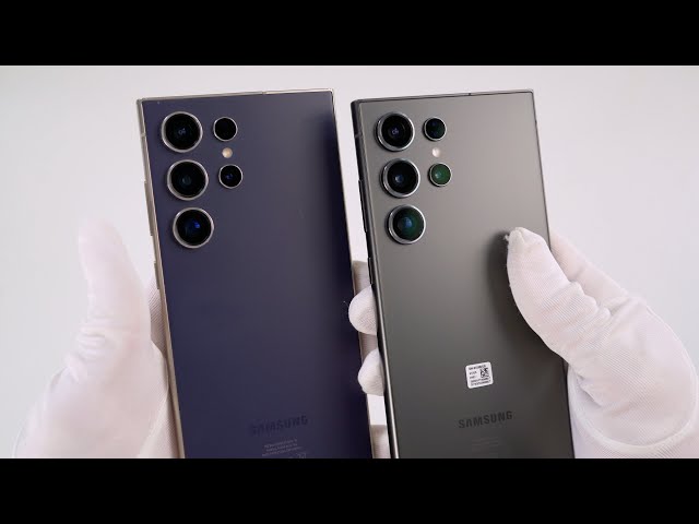 Samsung S24 Ultra Titanium Black Unboxing (ASMR)