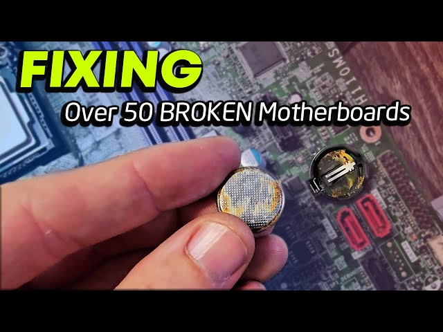 I got sent 50 BROKEN Motherboards, Let's Fix Them with the 1X Trick! | (Can YES Fix it Pt. 2/2)