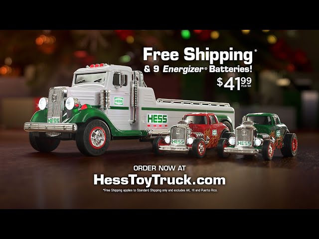 2022 Hess Flatbed Truck with Hot Rods!