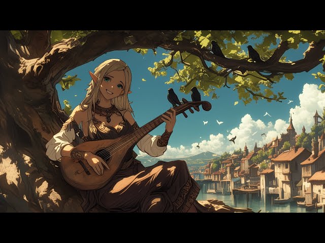 Relaxing Medieval Music - Mystical Tavern Ambience, Peaceful Folk Music, Bard's Banquet
