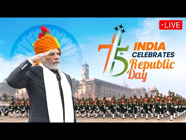 REPUBLIC DAY 75th LIVE PARADE // PM Modi announces something big on Republic Day
