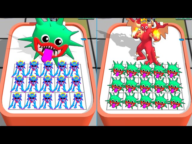 Merge Rainbow Friends Vs Huggy Wuggy Killy Willy - New Game Merge Master