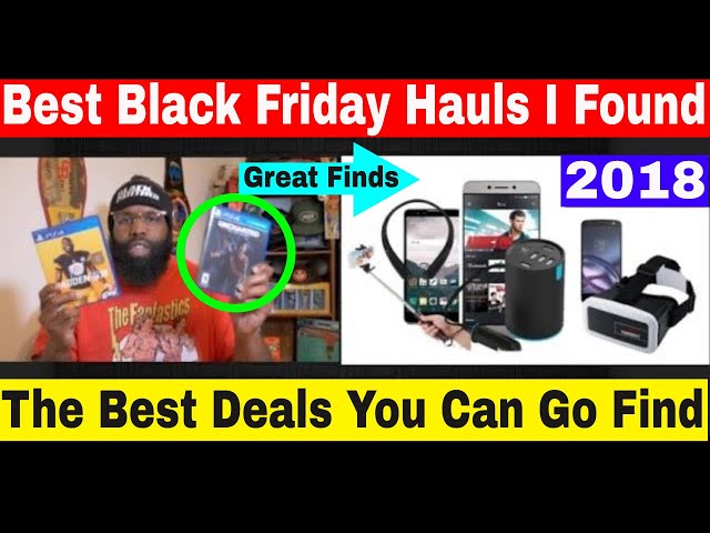 Black Friday Haul 2018 - The Deals I Found and The Deals You Can Haul Through Christmas 2018.