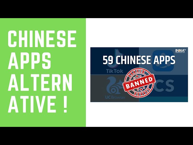 Chinese apps alternative !