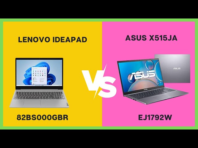 Lenovo IdeaPad 3i i5 10210U vs ASUS X515JA EJ1792W