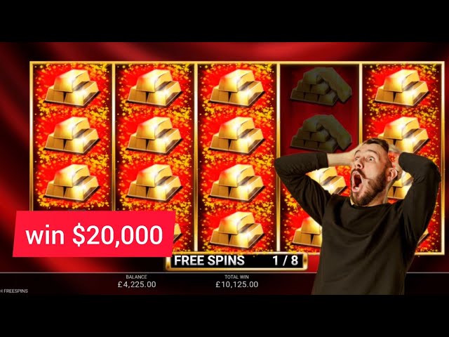 $20.000:Gold Cash Free Spins-Big Wins-Scatter-Win $20.000