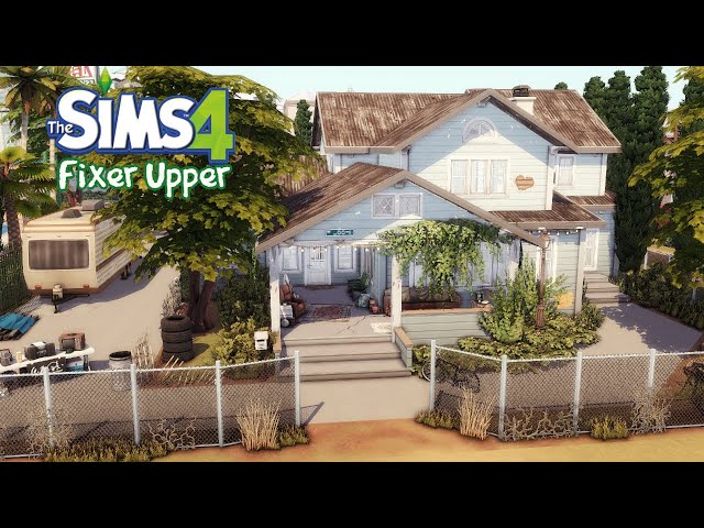Rundown Fixer Upper| Potential 5 Bedroom Home | Sims 4 Build Stop Motion |NoCC| Mackenzie's story 11