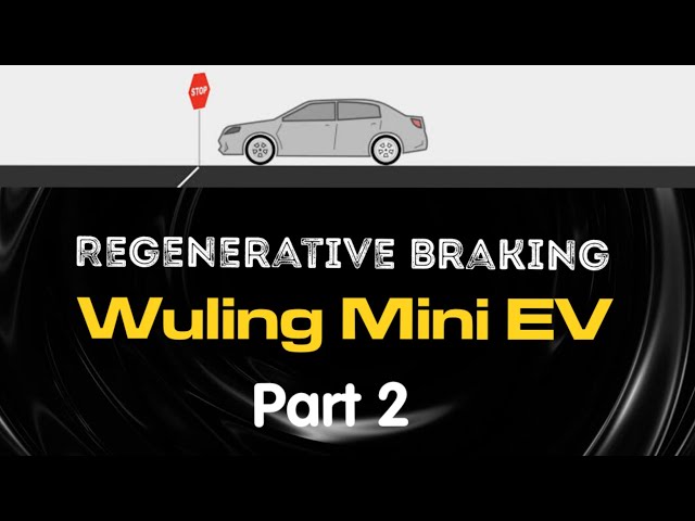 Regenerative Braking Effect - Wuling Mini EV - Part 2