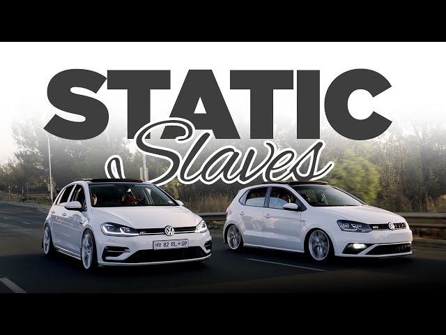 Static Slaves - VW Polo GTI and Golf VII R-line | ART Suspensions | Stance | 6C | South Africa (4K)