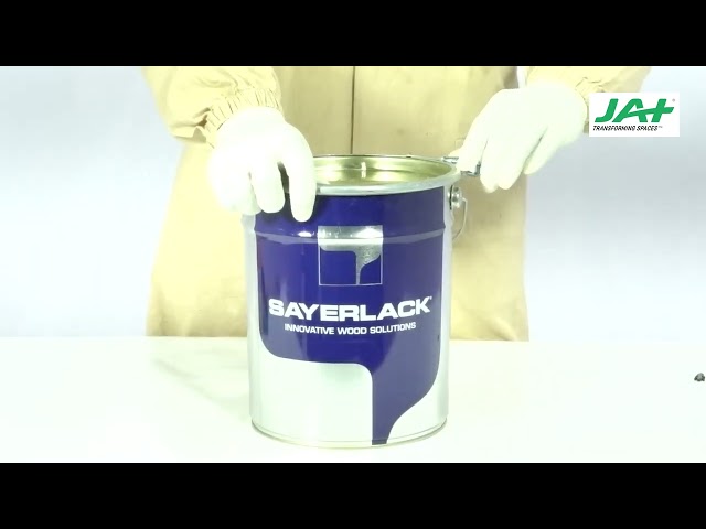 Sayerlack Exterior Water Based Timber Application