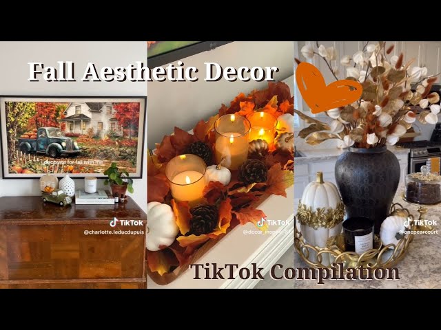 🍁Fall Aesthetic Decor Ideas🍂 | TikTok Compilation Pt. 2