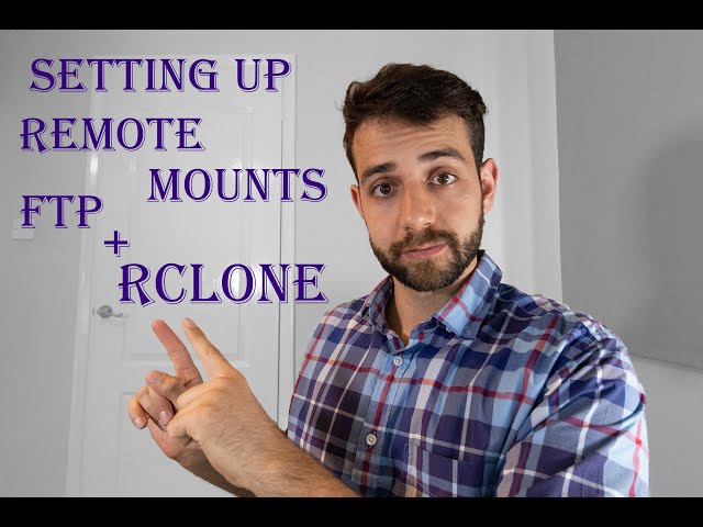 Configuring remote "Mount" between 2 servers using FTP + Rclone