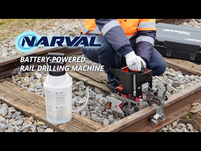 Narval - Battery-powered rail drilling machine | Geismar