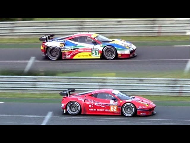 Best Ferrari V8 ? Ferrari 458 GTE Screaming V8 sound !