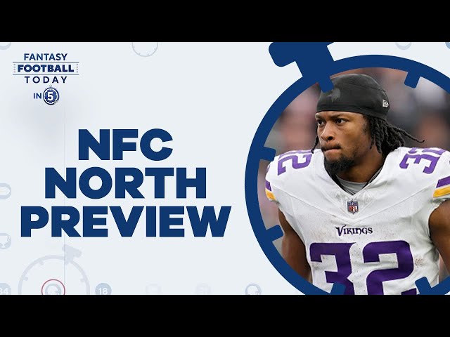 2024 NFC North Fantasy Football Sleepers, Breakouts & Busts! (Fantasy Football Today in 5)