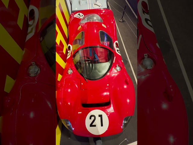 The actual screen-used Ferrari 330 P3 from Ford v Ferrari up close at Volo Museum!