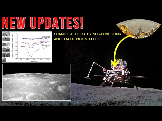 First Ever: Chang'e-6 Detects Ions and Takes Moon Selfie