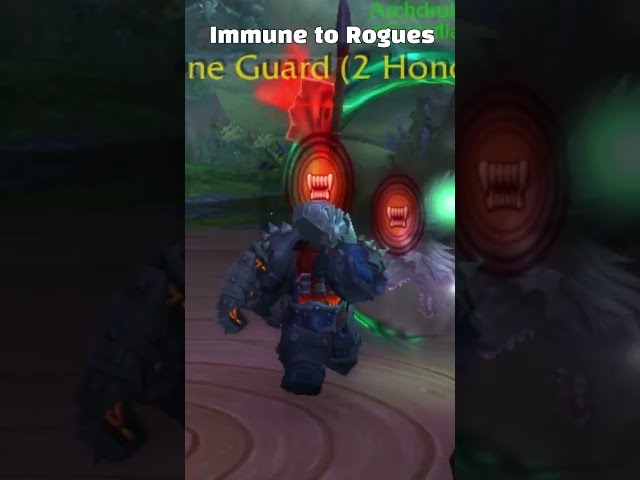 Immune to Rogues - Fury Warrior WoW PVP BG #shorts